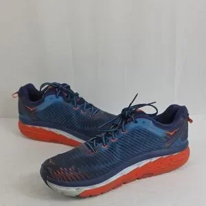 Hoka | Shoes | Hoka Arahi Bleu And Orange Mens Running Shoes  display picture 3